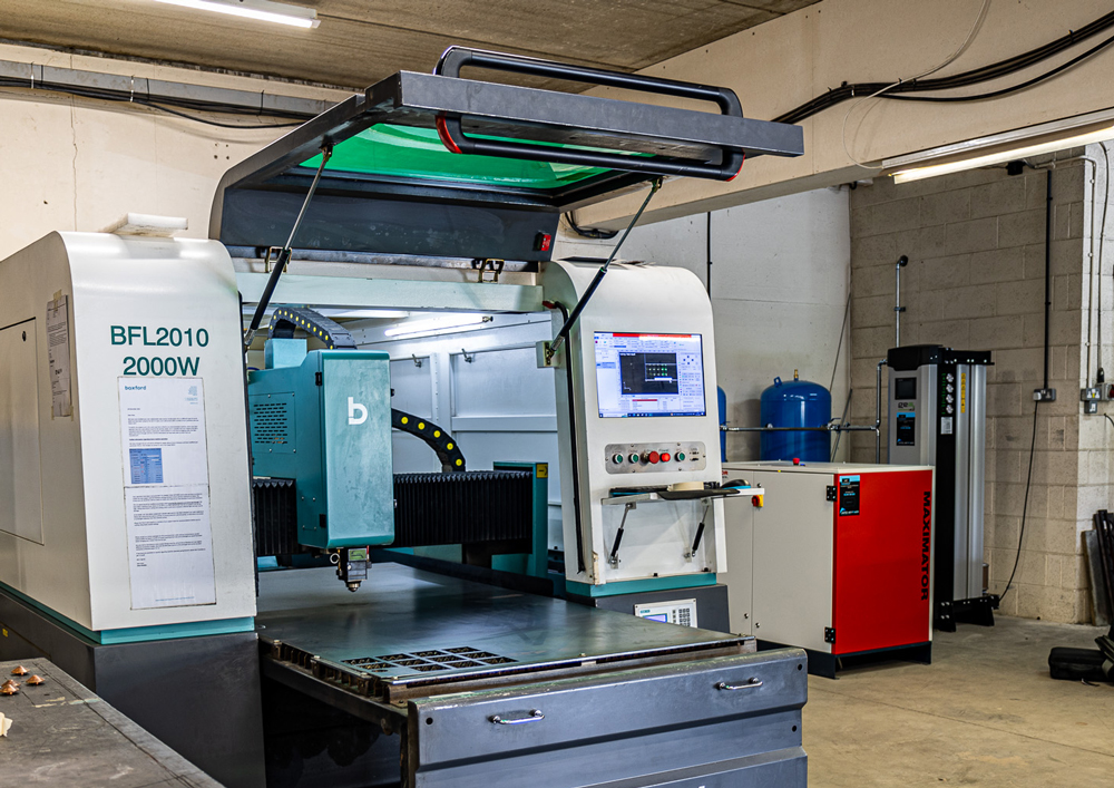 In-house nitrogen generator for the laser cutter